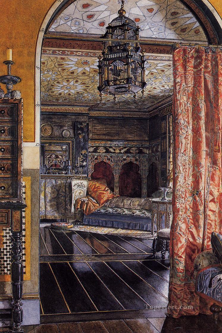The Drawing Room at Townshend House Romantic Sir Lawrence Alma Tadema Oil Paintings